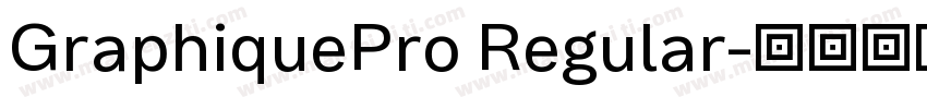 GraphiquePro Regular字体转换